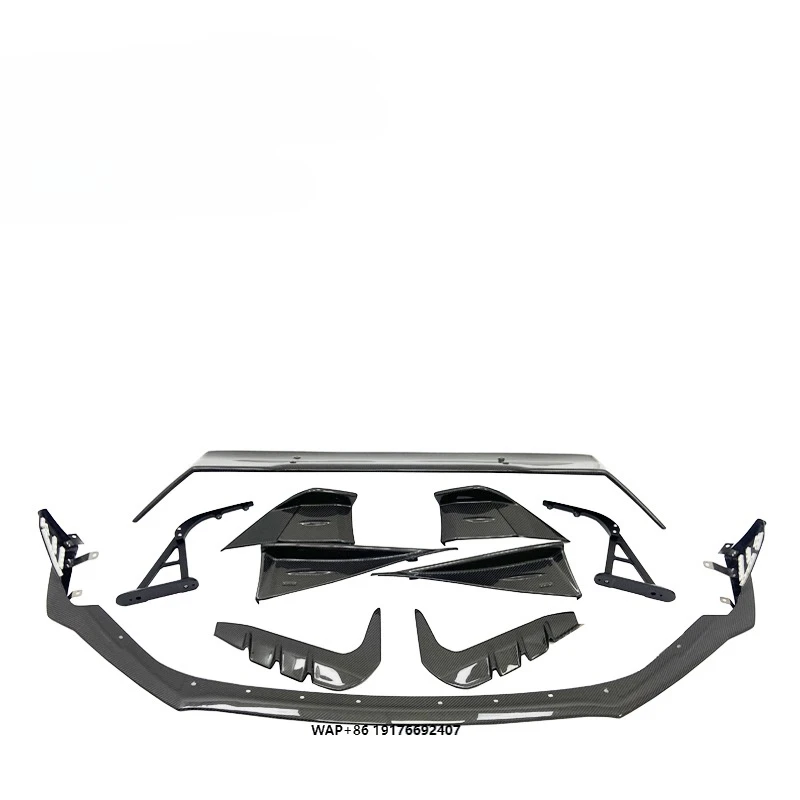 

For 2022 BRZ ZD8 Sti-P Style Carbon Fiber Aero Body Kit Front Splitter Side Splitter Rear Splitter High Spoiler WING