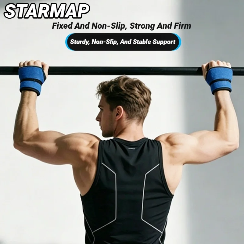 2 Correas Acolchadas en Forma de 8 para Levantamiento de Pesas, Muñequeras para Levantamiento de Pesas, Entrenamiento, Dominadas, Barra Horizontal, Gimnasio