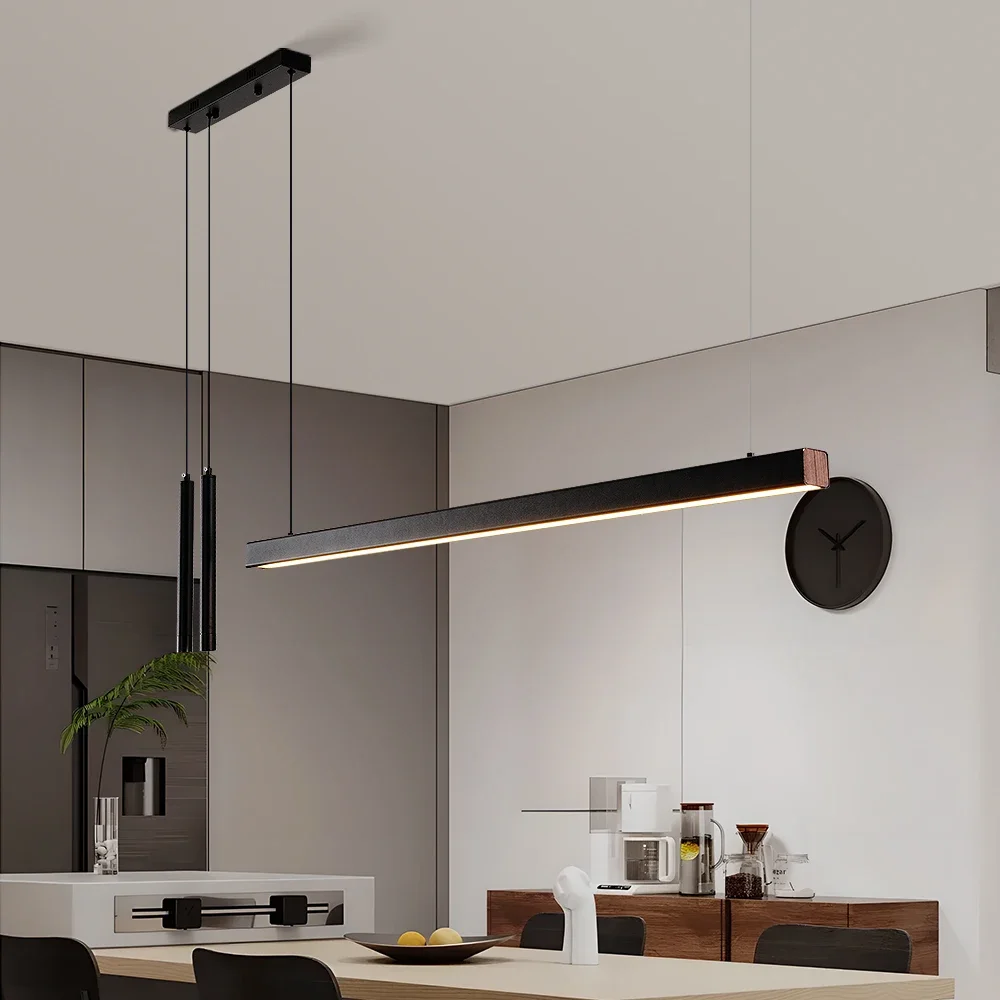 

Scandinavian Minimalist Pendant Lights Black White for Table Dining Room Kitchen Island Chandelier Hanging Lusters Luminaires