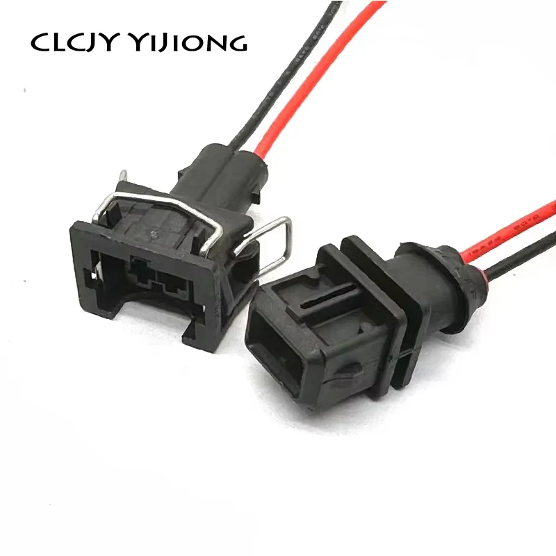 1 Set 2 Pin Automobile Throttle Sensor Male Plug Fuel Injector Female Connector for Changan Wuling 368354-1 1928402448