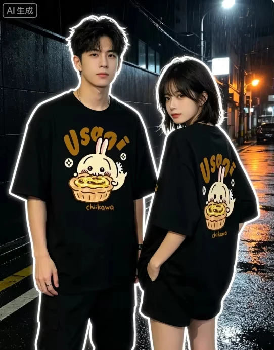 2026 Chiikawa Usachi Men and Women T-shirt Comfortable, Breathable, Sports and Leisure Quick-dry Tees High Quality Ins Y2k