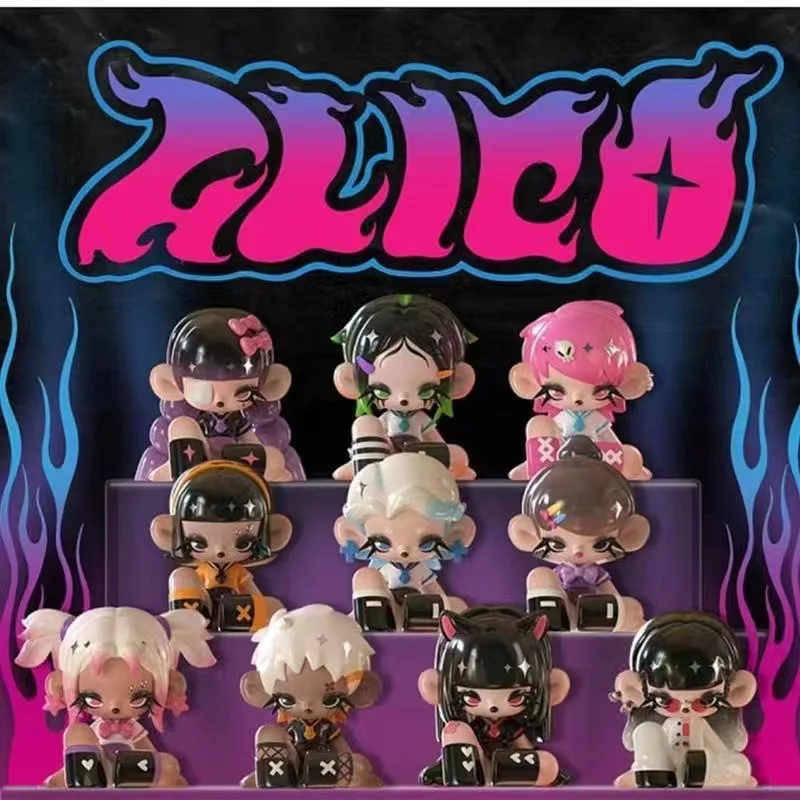 

GLICO Hot Blooded Girls' High School Series Blind Box Charming Creative Anime Figure Doll Exquisite Cartoon Pendant Ornaments