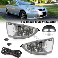 Conjunto de luces antiniebla de parachoques delantero para coche, faros delanteros para HONDA CIVIC ES1, ES5, ES6, ES7, ES8, 2004, 2005, accesorios LED halógenos