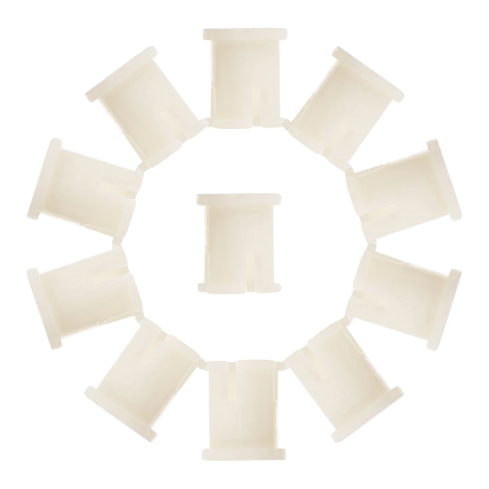

20 Pcs Caster Socket Wheel Cap Stem Inserts Plastic Office Chair Furniture Replacement Parts Resistance