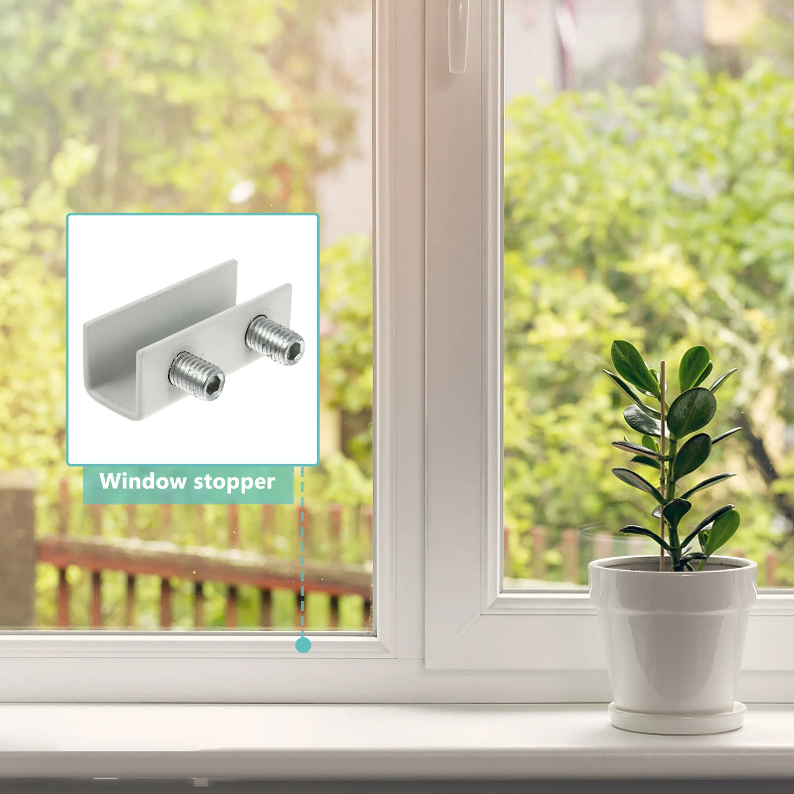 

2 шт. оконных замков-фиксаторов из алюминиевого сплава для раздвижных окон, защита от детей, с ключом, для дома, офиса, школы