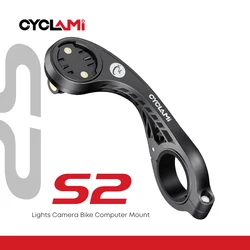 Cyclami s2 fahrrad computer halterung mtb straße super leichter gps halter für xoss igp sport garmin kamera gopro halterung unterstützung fahrrad