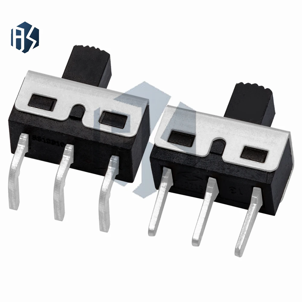10PCS SS12D10 SS12D11 SS12D06 Przełącznik dwupozycyjny 3Pins Prosta stopka Uchwyt Wysoki 5mm Rozstaw 4.7mm 3A 250V SS12D10 Przełączniki zasilania