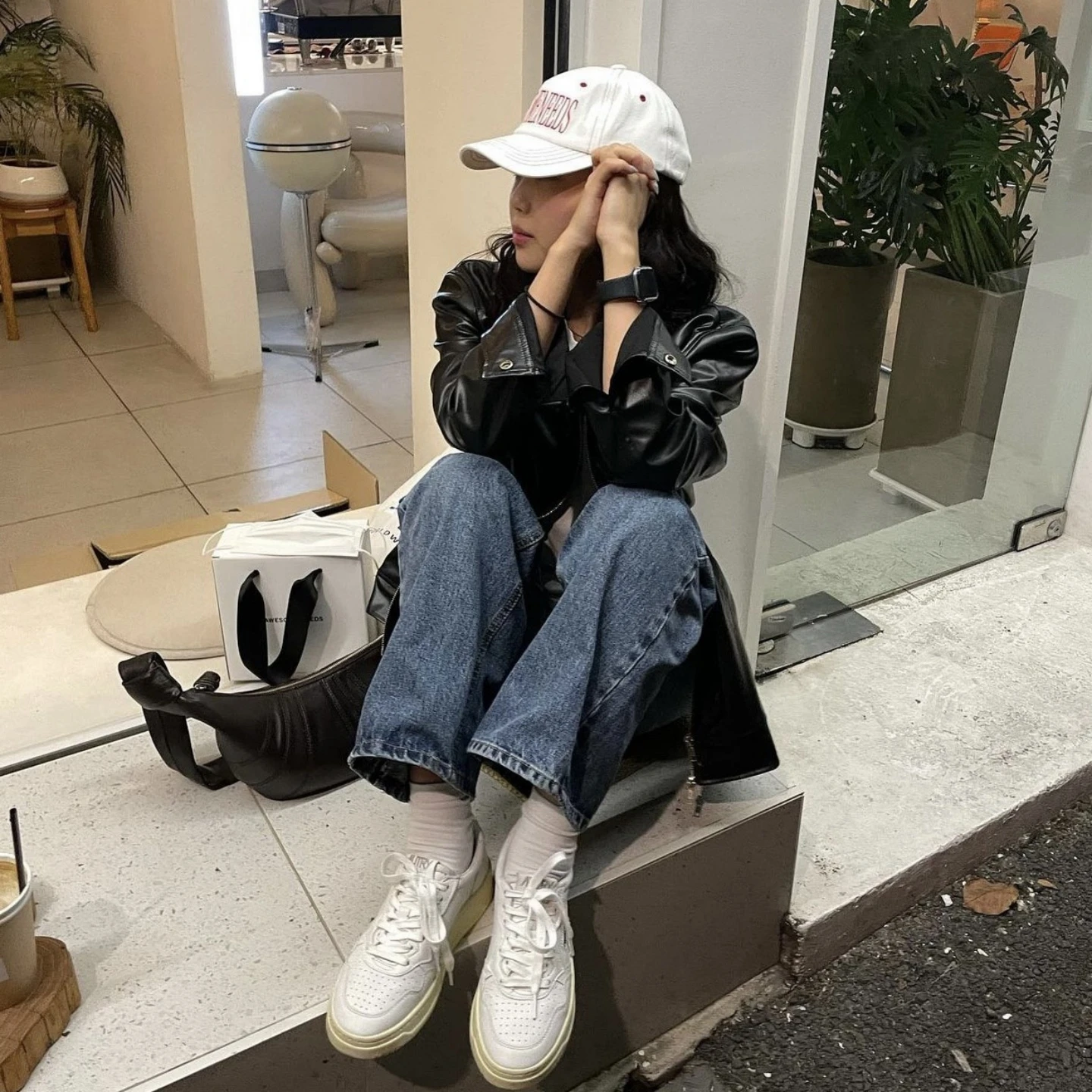 أحذية رياضية نسائية كلاسيكية من الجلد الطبيعي النقي قابلة للتنفس، أحذية رياضية كاجوال متعددة الاستخدامات، مريحة... #2