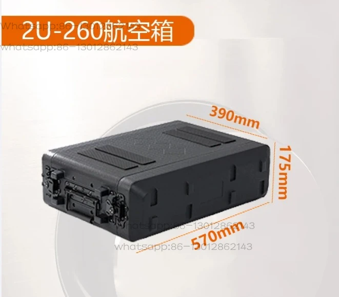 NEW  1PCS     Microphone Air Case 2U3U4U6U Receiver Power Amplifier Flight Case