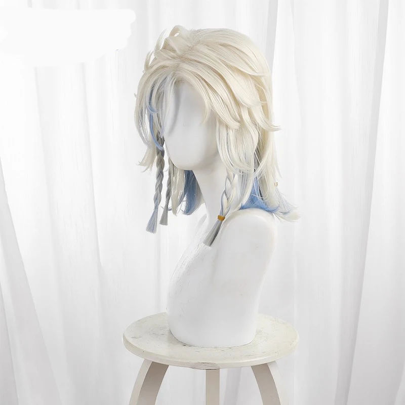 Identity V Amanda Gatiss Cosplay Wigs Adult 40cm Halloween Show Gatiss Amanda Cosplay Wig Heat Resistant Hair Party+ Wig Cap