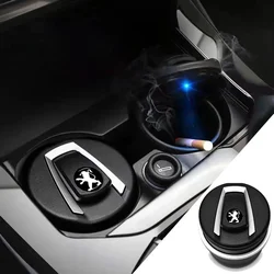 1pcs ABS Car Smoke-proof Waterproof Storage Split Ashtray Car Accessories For Peugeot 3008 206 308 207 406 407 408 508 307 2008