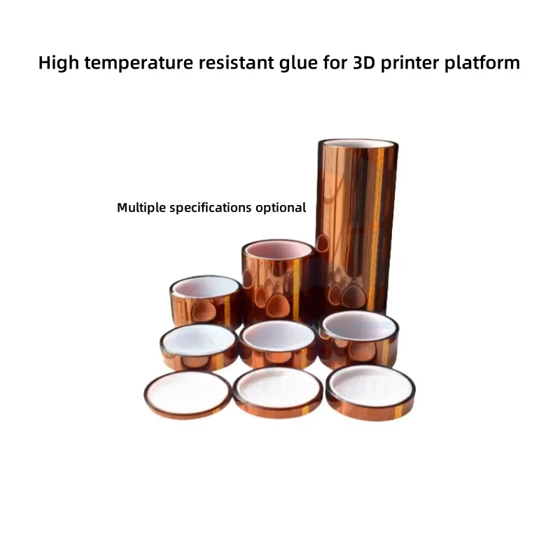 

High temperature Resistant Tape for 3D Printer Platform Multiple Sizes Suitable for RepRap/Kossel etc