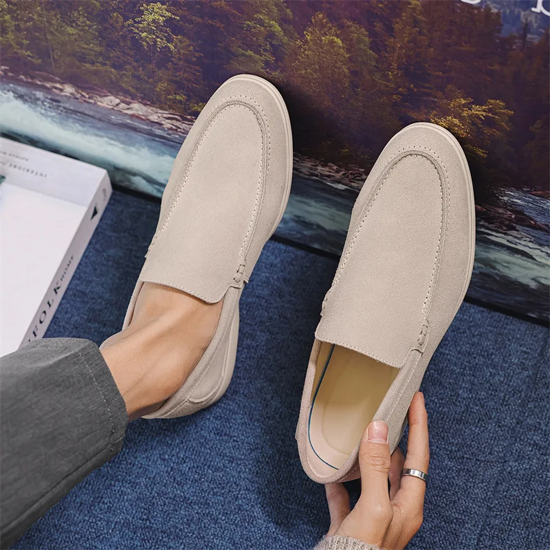 

Итальянская замшевая кожаная обувь для мужчин, повседневная обувь для мужчин, роскошные кроссовки, офисные лоферы, мужская повседневная обувь, Zapatillas De Hombre