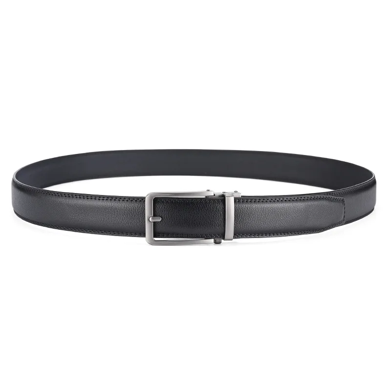 Neue Breite 3,5 cm Business herren Gürtel Formale Echt Leder Männlich Gürtel Hohe Qualität Metall Automatische Schnalle Gürtel für männer Jeans Gürtel – Detail 9