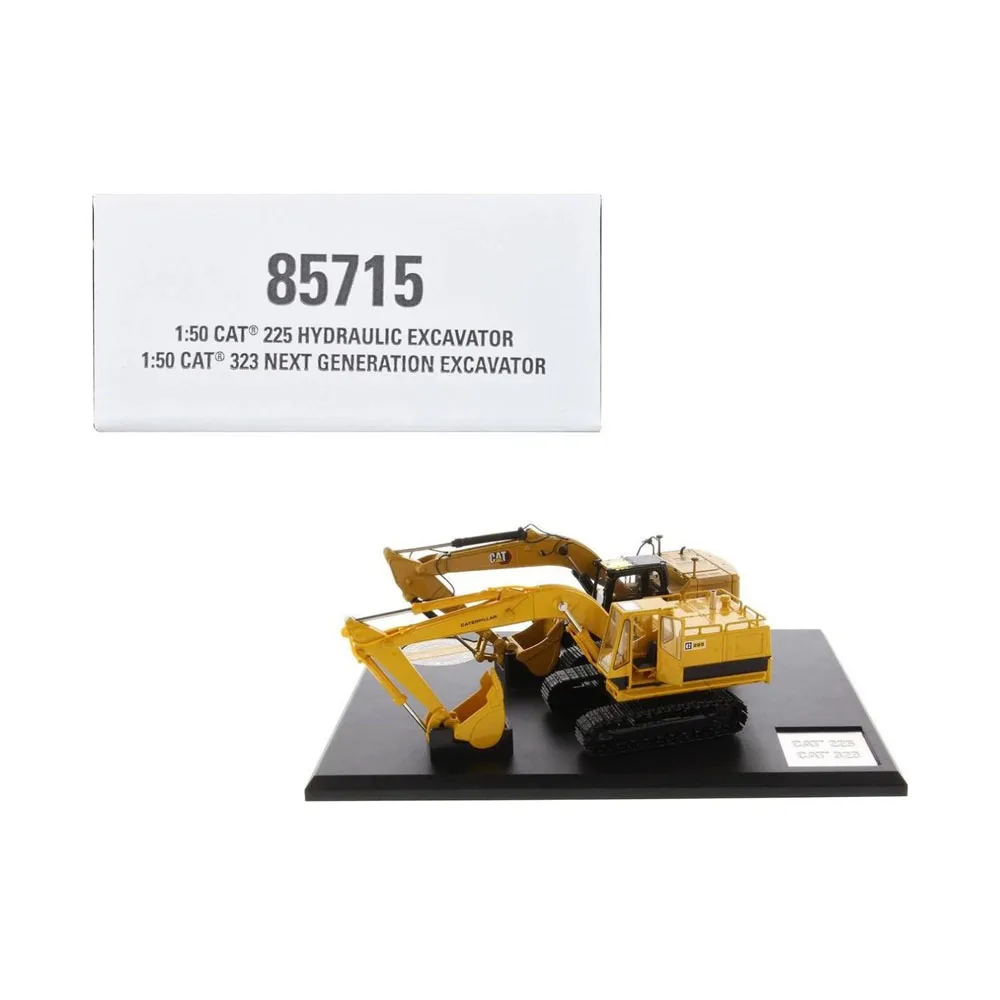 

Игрушечная инженерная модель из сплава в масштабе 1/50 DM225 и 323 — Экскаватор — подарок на день рождения для мальчика, украшение сцены, металл # 85715