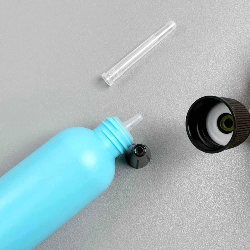 2 pz 60ml ESD sicuro bottiglia di alcol punta dell'ago saldatura pulizia flusso liquido distributore di olio di alcol plastica strumenti di riparazione del telefono fai da te