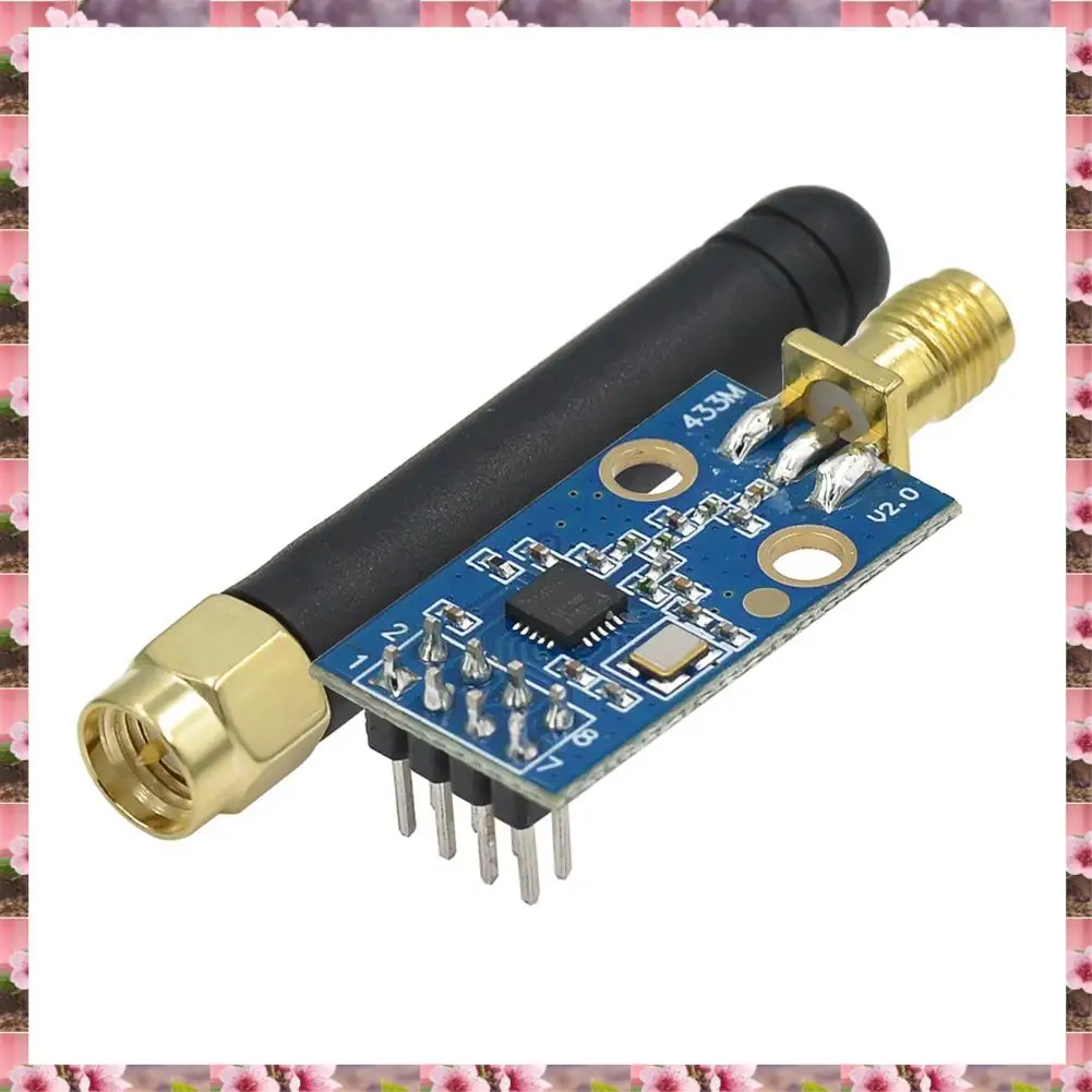 

Беспроводной модуль CC1101 2025 с антенной SMA, модуль беспроводного приемопередатчика для 433 МГц, усиление сигнала, беспроводной модуль CC1101 Wi