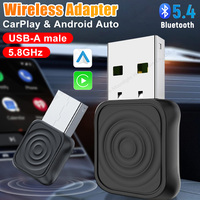 2 in 1 Wired To Wireless Adapter Wireless Android Auto Mini Wireless CarPlay AI Box USB Dongle For iPhone Android Phone for all