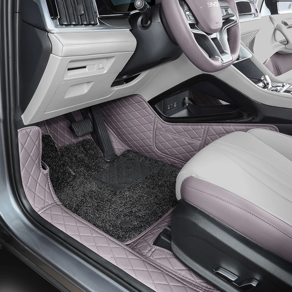 

For BYD Song Plus S3 DM-i EV Full Surround Leather Foot Mat Intelligent Driving Version Interior Double-layer Protective Pad