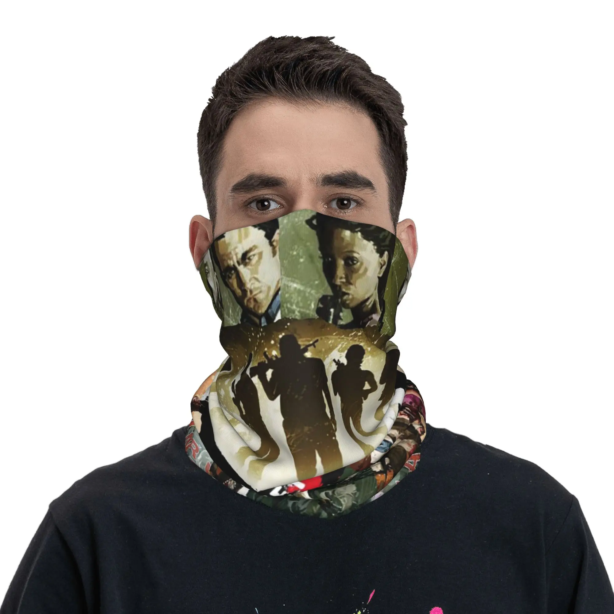 Left 4 Dead 2 Valve Zombie Shooter Video Game Bandana Neck Gaiter Printed Mask Scarf Cycling Scarf Hiking Fishing For Men Women
