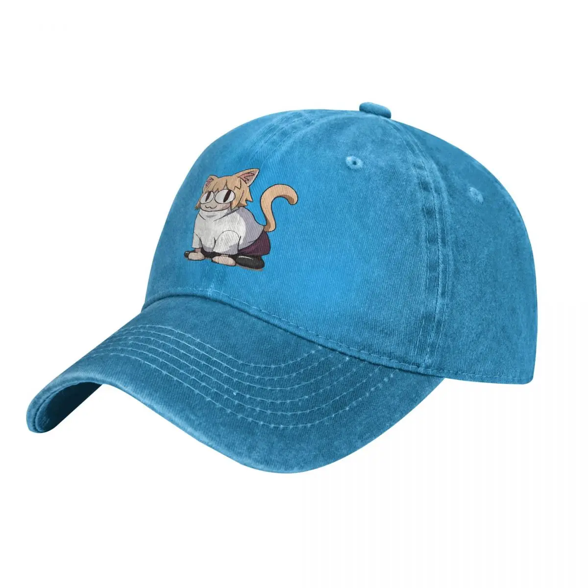 Neco Arc NECOARC Cat Multicolor Hat Peaked Women's Cap Fat Personalized Visor Protection Hats