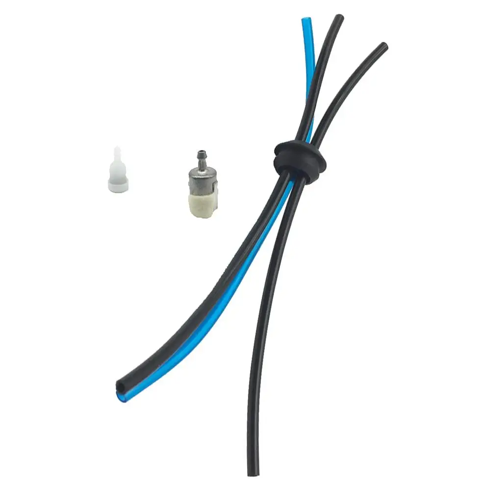 Universal Fuel Gas Tank Grommet Filter and Line Kit for Gas Trimmer Maintenance Replacement