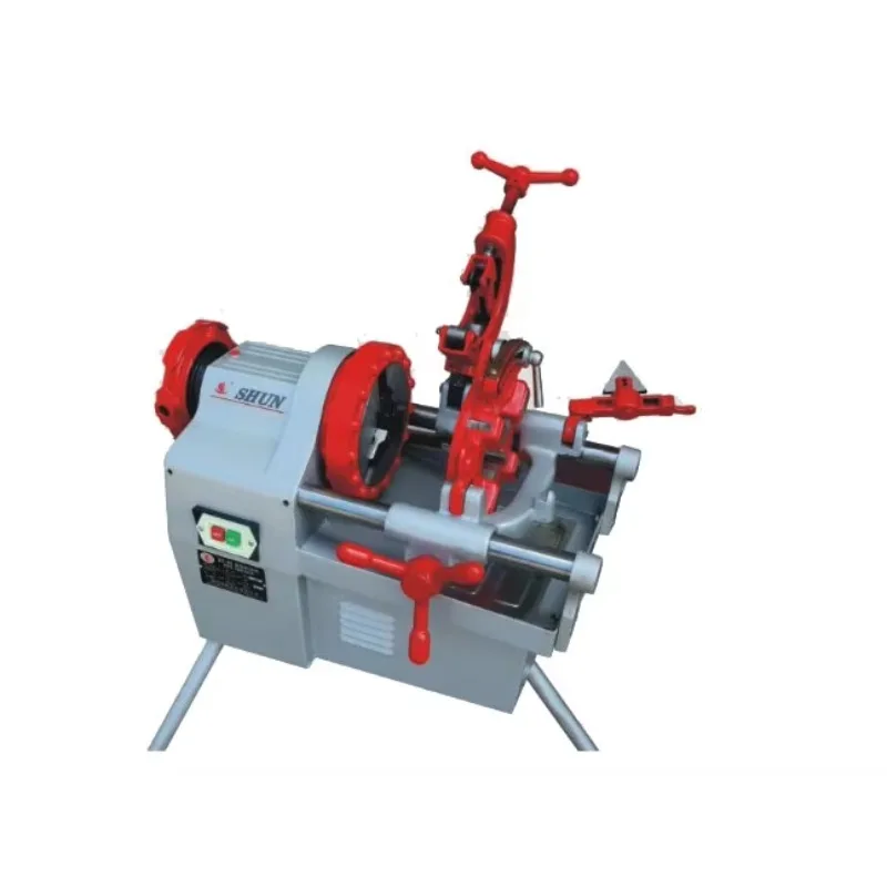 Electric Power Pipe Threader Cutter Deburrer Machine