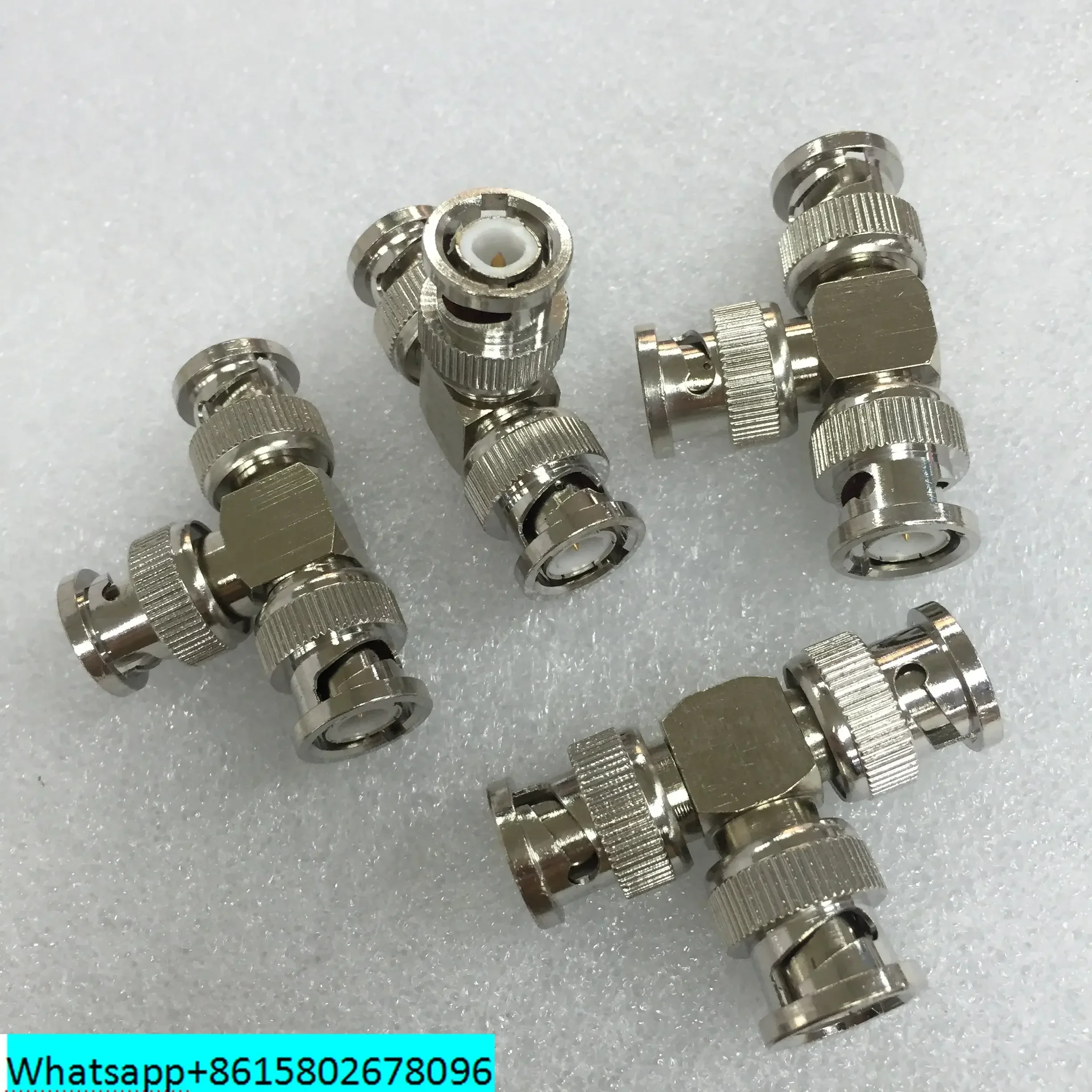 BNC-JJJ محول محوري نحاس BNC سنتيمتر واحد اثنين مشترك ثلاثي الاتجاه مراقبة الفيديو راسم الذبذبات Q9 تحويل الرأس