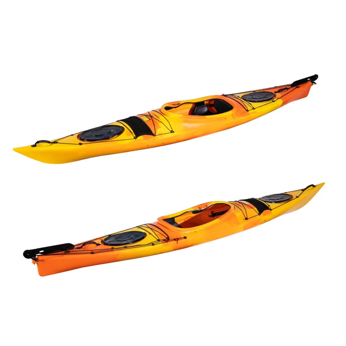 13ft 1 Paddle Canoe Kayak Fishing Plastic Sit In Sea Boat Ship To The Port