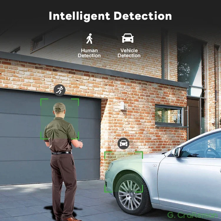 2026 New GX-DFD-M5C 5MP CMOS Sensor Indoor Security Camera Dual Light Blink Alarm Ring Night Vision Network IP SD Built-in Siren view 3