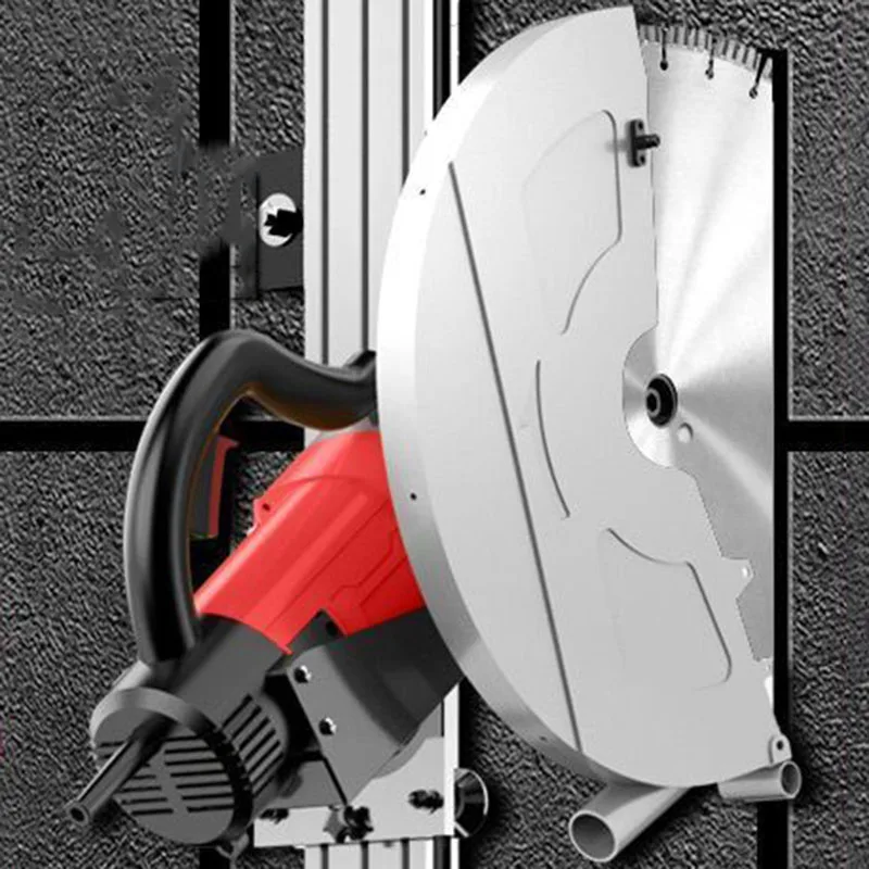 Cheap 16Cm Large Wall Cutting Machine Reinforced Concrete Wall Slotting Machine Depth Handheld High Power Electric Slotting Ma