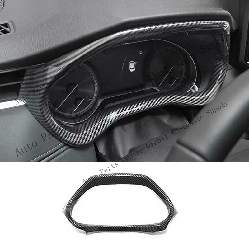 L+ For Toyota Venza 2021-2024 Carbon Fiber abs Instrument Dash Speedometer Frame 1p