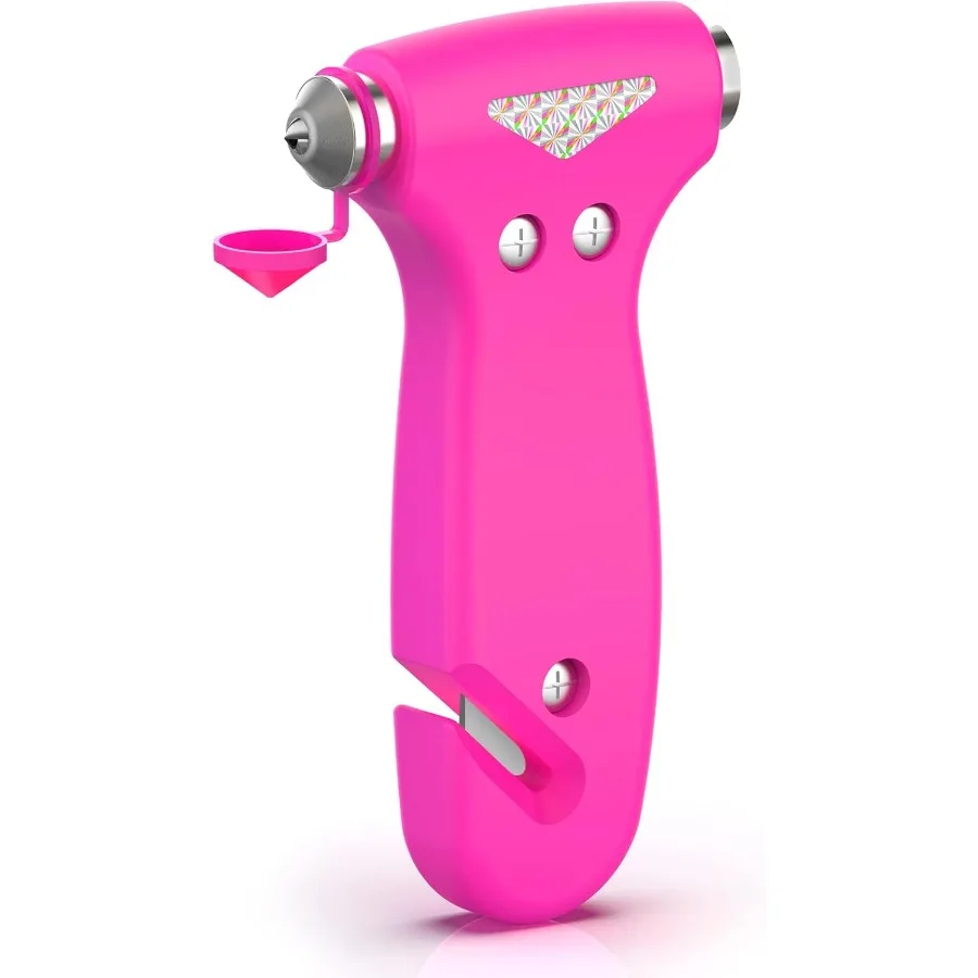 

Автомобильный молоток безопасности в подарок для женщин, инструмент «три в одном» с оконным выключателем и резаком для ремней безопасности, аварийный инструмент для побега автомобиля для