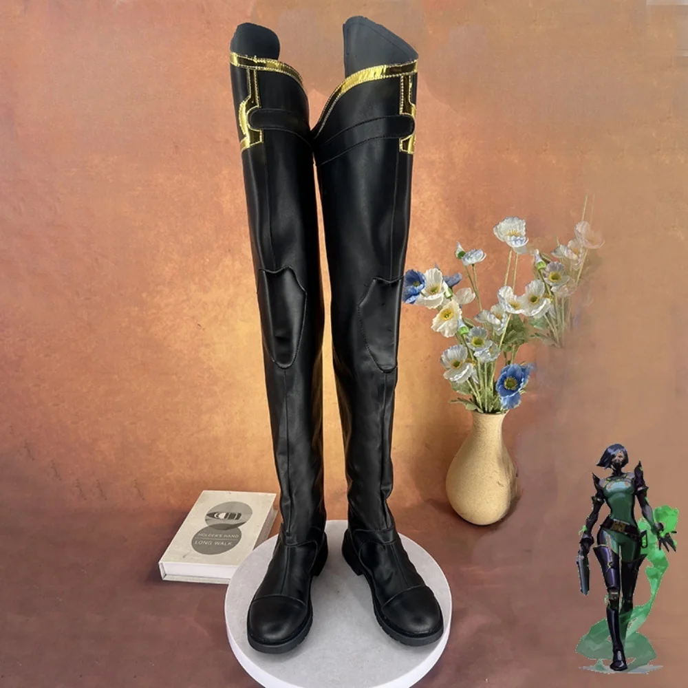 

Game Valorant Viper Shoes Cosplay Anime Game Valorant Viper Boots