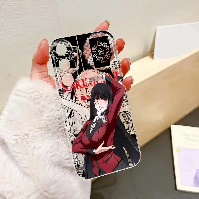 

Anime K-Kakeguruis Cute For Samsung Galaxy S26 S25 S24 S23 S22 S21 S20 S10 Lite FE Edge TPU 5G Transparent Phone Case