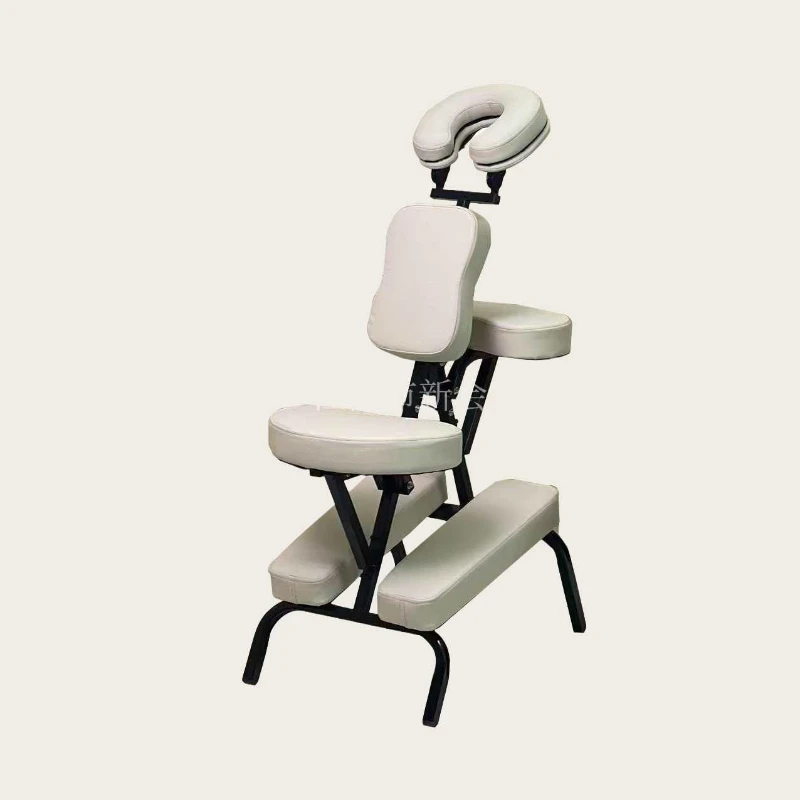 Beauty Multi-functional Massage Chair Acupuncture Gua Sha Simple Lounge Massage Chair Adjust Metal Furniture Piastre MHAMY