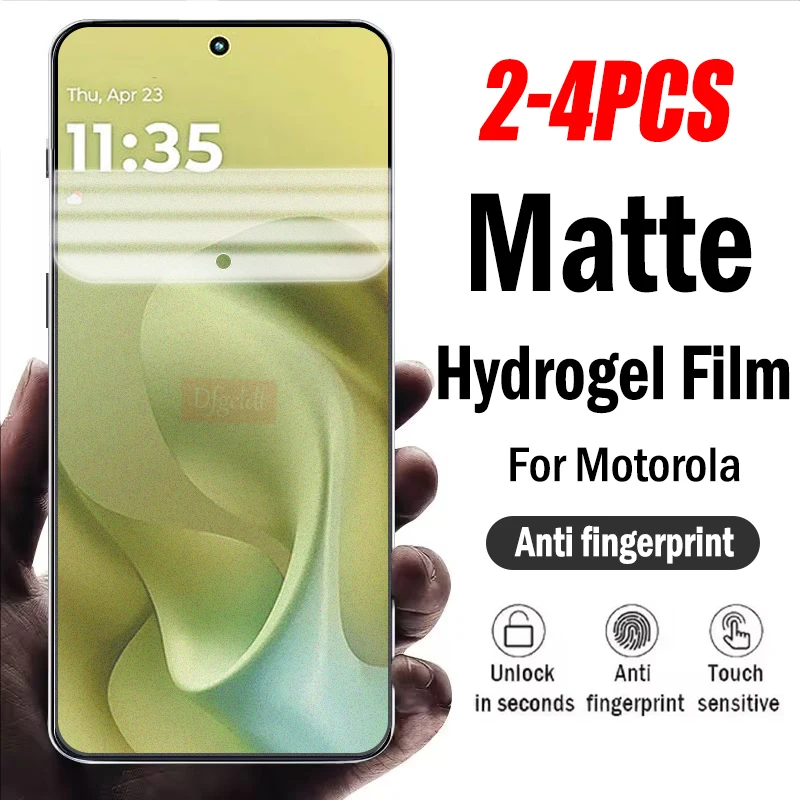 

2-4Piece Easy-Installation Matte Hydrogel Film for Motorola Moto G86 G56 G06 G75 G55 G45 G35 G15 Power G05 E15 Protective Film