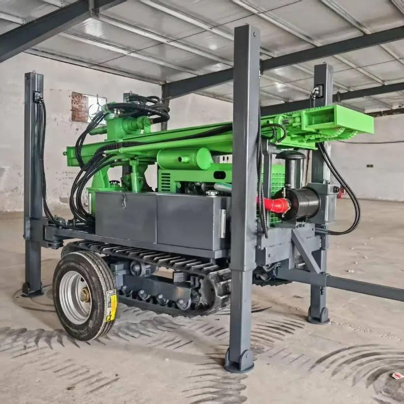 

200m Crawler Drilling Rig Core Drilling Low Price Pneumatic Drill Rig Wheel Type Water Well Drilling Rig Machine for Mexico