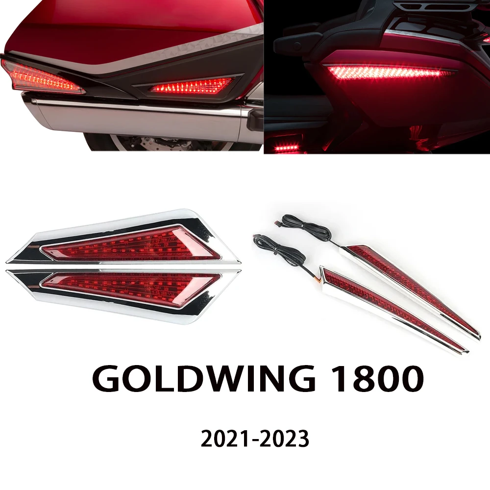 

For Honda Gold Wing GL1800 Accessories GOLDWING 1800 Retrofit Parts Spar Trunk Side Lights Saddlebag Side Lights LED Lamps Kit