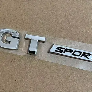GT Sport GTSPORT Biểu tượng 3D, Chrome ABS, Bạc, Đen, Đỏ, Tự chế tạo, Cực, Passat, Golf 5, MK5, 1X 6 Golf Sales Golf chính - 3