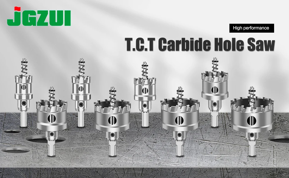 1pc 12-160mm TCT Carbide Hole Saw Drill Bit Hole Saw Cutter For Stainless Steel Metal Alloy Drilling