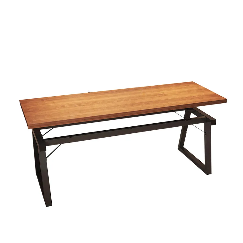 Computer desk Desktop light luxury loft Negotiation table Simple workbench Double