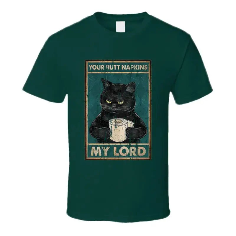 تي شيرت Your Butt Napkins My Lord Angry Cat