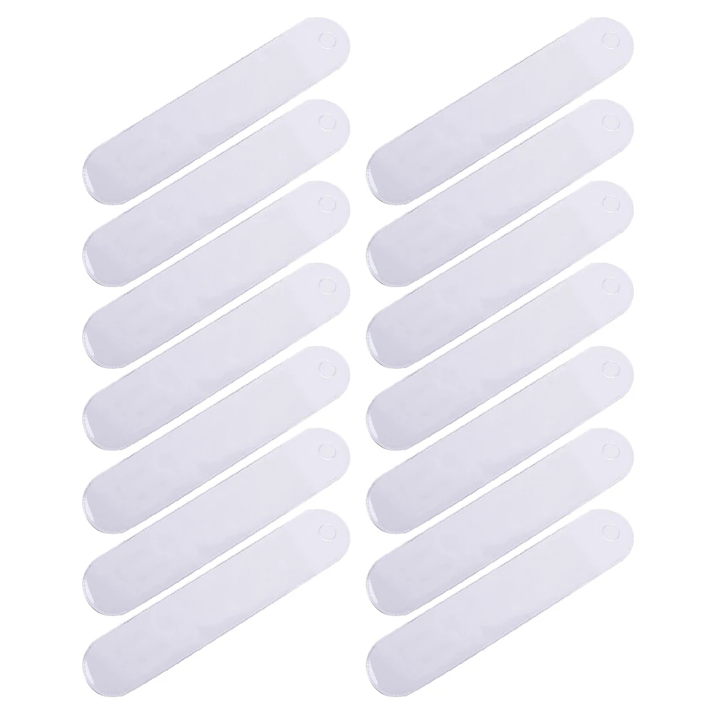 

25 Pcs Pen Storage Bag Transparent Protective Case for Single Pen Desk Organizer Gift Idea Plastic Material Long Use