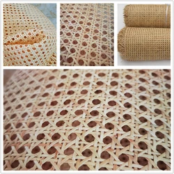 50CM X 1-2 metre gerçek doğal endonezya kamışı dokuma Rattan hasır dokuma rulo sandalye masa mobilya malzemesi