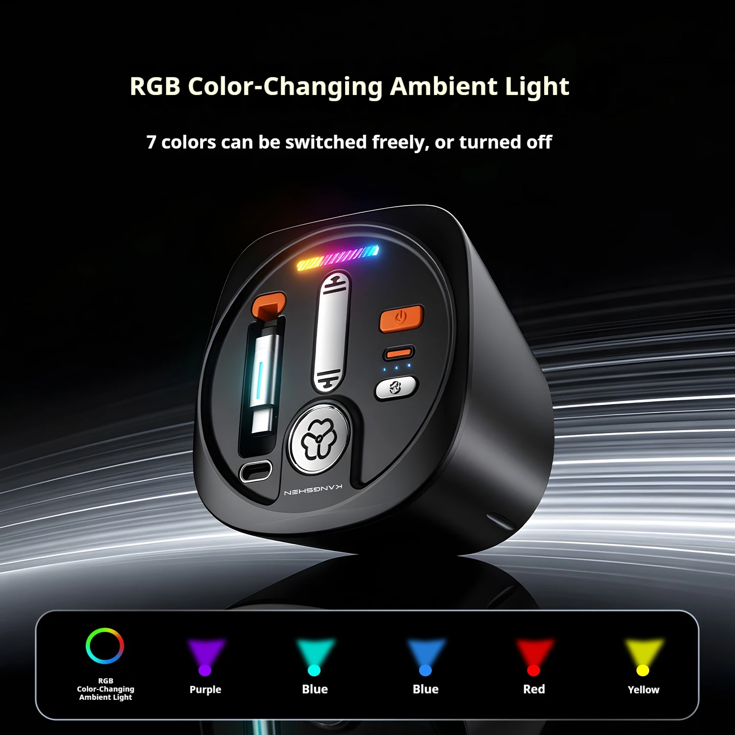 2026 For Toyota Corolla Cross Car Fast Charger 135W Docking Station USB Converter With Car Air Freshener Car Perfume view 4