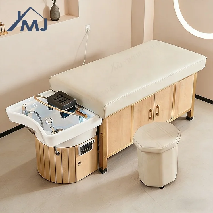 Lay Down Hair Wash Massage Table Electric Shampoo Japanese Head Spa Beds