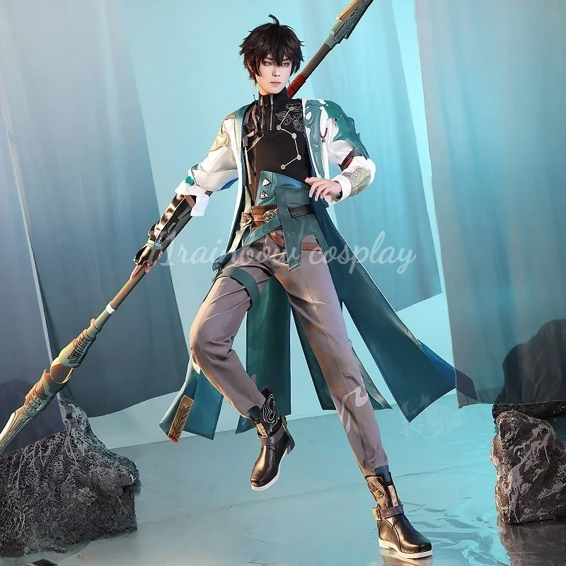 

Dan Heng Cosplay Game Honkai: Star Rail Dan Heng Cosplay Costume Christmas Uniforms Top+Pants Sets Male Costumes Cosplay
