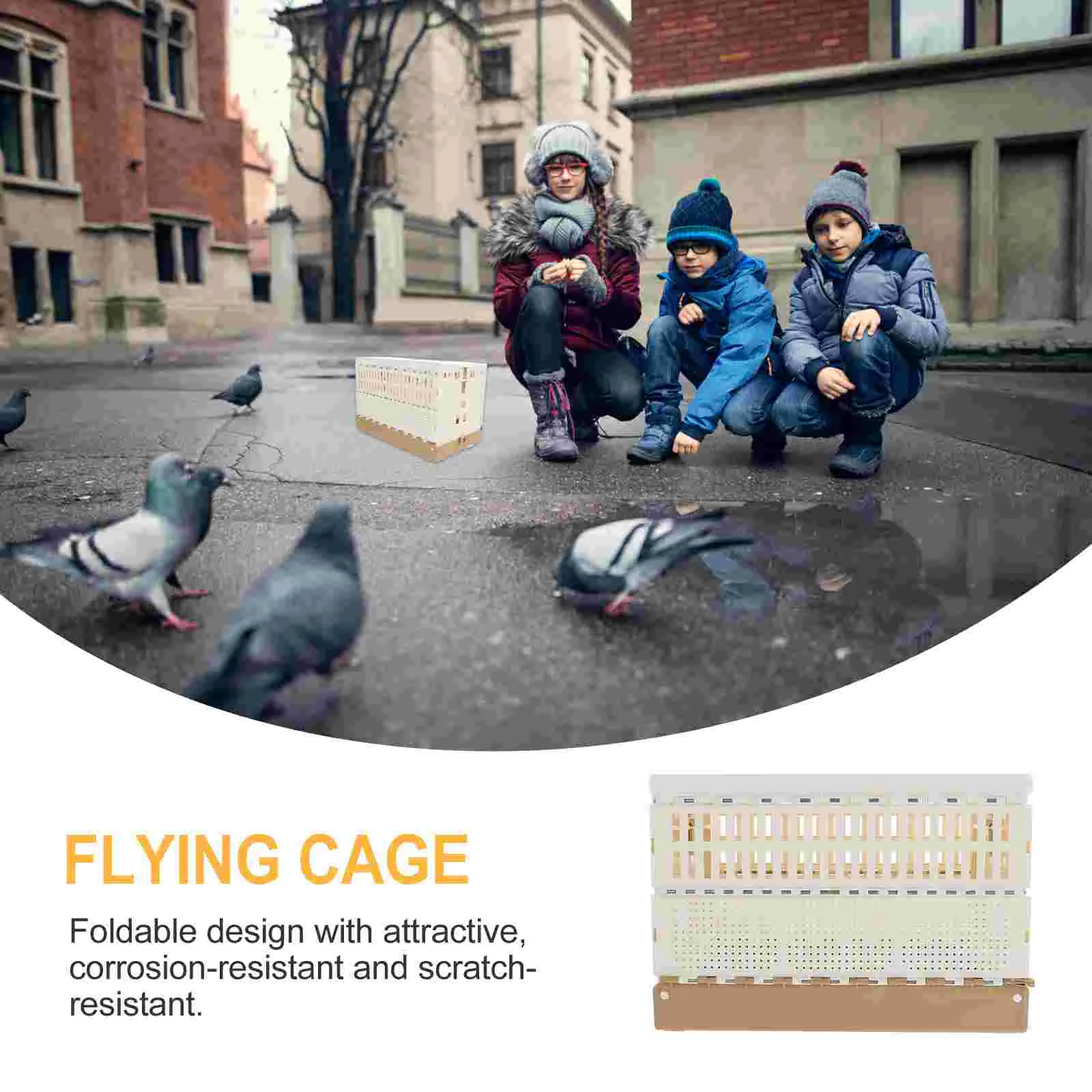 English title: Bird Cage Birds Cage Plastic Pigeon Cage Portable Foldable Transportation Poultry Cage Bird Hunting Cage Pigeon