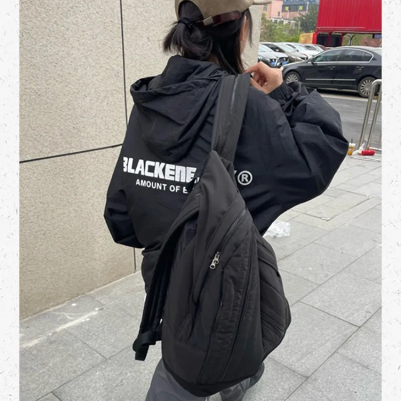 Deeptown Gorpcore Jacket Women Windbreakers Oversized Korean Streetwear College Jackets Female Japanese Style Sunscreen Coat